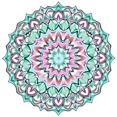 Vibrant Geometric Mandala Pattern
