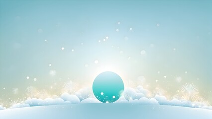 Naklejka premium An abstract New Year's background image in a minimalist style. The abstract form conveys celebration and a new beginning, creating a modern and elegant atmosphere.