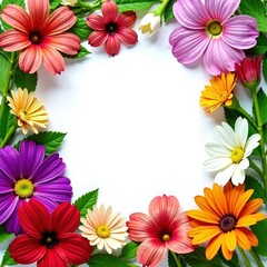 Fototapeta premium Exotic flowers arranged in a beautiful garden setting , garden, floral arrangement, nature