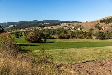 Rural landscape near Kremna, Serbia