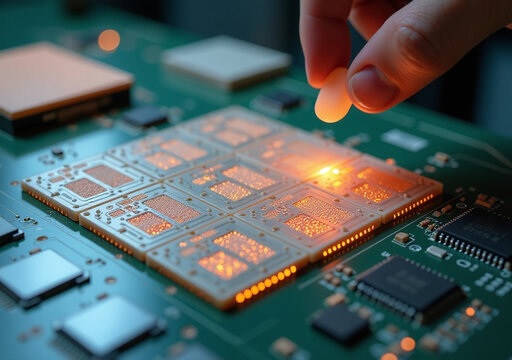 silicon dies extracted wafers computer chip manufacturing packaging process involved pick place machine operations