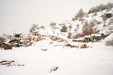 .To visit the sprawling ruins of Sagalassos, high amid the jagged peaks of Ak Dag, is to approach myth: the ancient ruined city set in stark . Sagalassos Ancient City under the snow on a winter day.