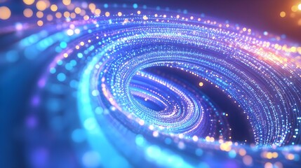 glowing spiral nebula, abstract background - abstract backgrounds