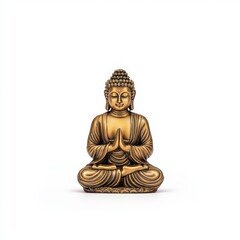 Obraz premium A serene Buddha statue embodying tranquility and mindfulness, perfect for meditation and spiritual reflection.
