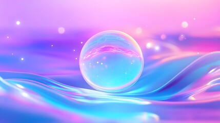 holographic sphere on abstract waves - holographic