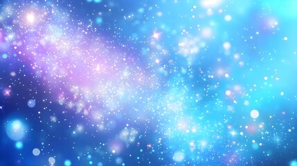 magical blue galaxy sparkle background - abstract backgrounds