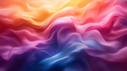 Obraz premium Flowing abstract texture vibrant fabric art high resolution hd image