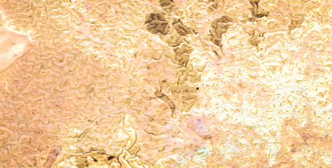 Abstract Texture and Pattern with a Touch of Gold