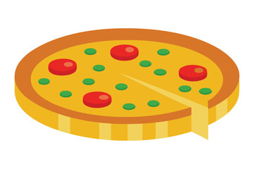 pizza vector, icon vector illustration.eps