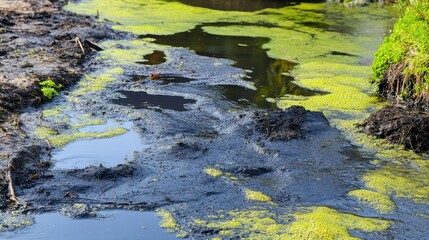Pollution in Rural Waterway with Natural Background