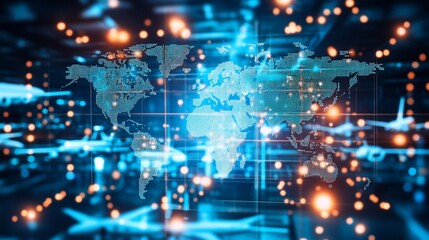 Global Network Connectivity: Air Travel and Digital Interconnectivity