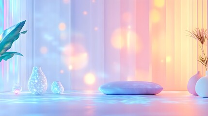 pastel room decor: minimalist boho vibe - pastel colors