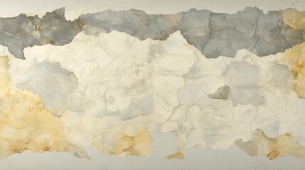 A weathered, crinkled parchment texture featuring earthy hues and an aged appearance.