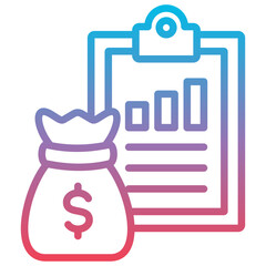 Financial Report Icon