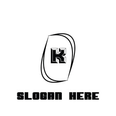 Letter K logo simple design