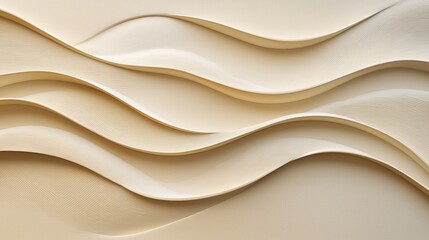 Obraz premium Abstract sand wave patterns create a serene and rhythmic natural design
