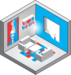 Isometric room