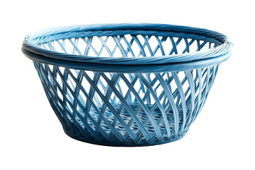 Minimal laundry basket on isolated view