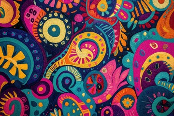 Fototapeta premium Abstract Vibrant Patterns