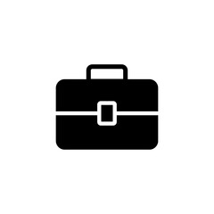 Briefcase icon logo design. suitcase sign and symbol. luggage symbol.