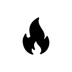 Fire icon logo design. fire sign and symbol