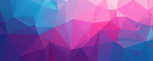 Fototapeta premium Stylish pink blue gradient geometric pattern backdrop, design, scene, vibrant
