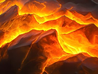 Orange brown red fire gold yellow stone surface. Mountain rock sandstone. Close-up. Bright. Design. Nature.