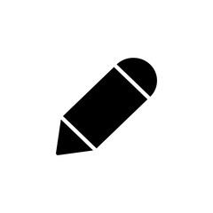 Pencil icon logo design. pen sign and symbol. edit icon vector