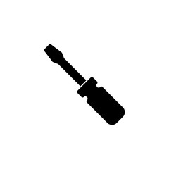 Screwdriver icon logo design. tools sign and symbol