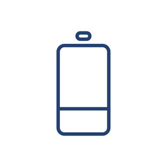 Battery low icon Outline icon sign