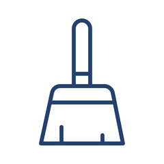 Broom icon Outline icon sign