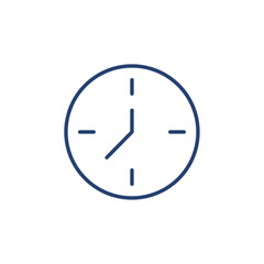 Clock icon Outline icon sign