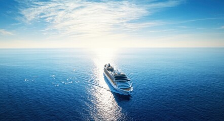 The Open Sea - Drone Shot, Cinematic Ocean Landscape  .