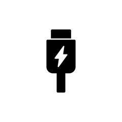Usb icon logo design. Flash disk sign and symbol. flash drive sign. usb charging