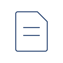 Document icon Outline icon sign
