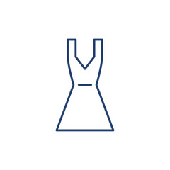 Dress icon Outline icon sign