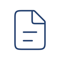 File icon Outline icon sign