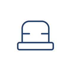 Hat icon Outline icon sign