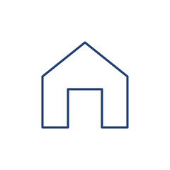 Home icon Outline icon sign