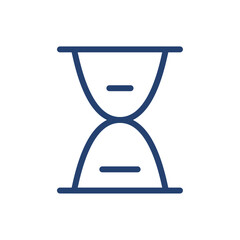Hourglass icon Outline icon sign