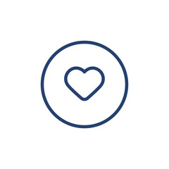 Love icon Outline icon sign