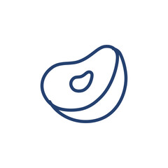Meat icon Outline icon sign