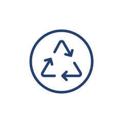 Recycle icon Outline icon sign