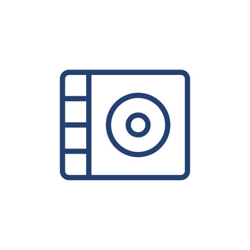 recommend clip art: Record player icon Outline icon sign