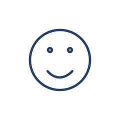 Smile icon Outline icon sign