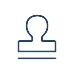 Stamp icon Outline icon sign