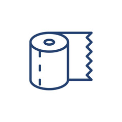 Toilet paper icon Outline icon sign