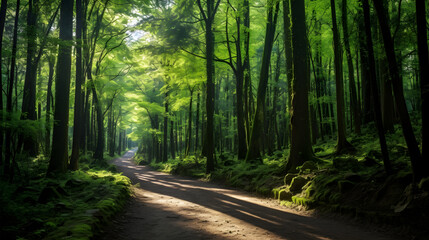 Obraz premium Unveiling the Enigmatic Beauty of FZ Forest Trails: A Journey into the Heart of Untouched Flora