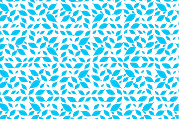 Seamless pattern of flat leaf design for background and wallpaper. Isolated concept.