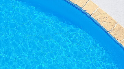 Obraz premium Swimming Pool Water and Edge Detail